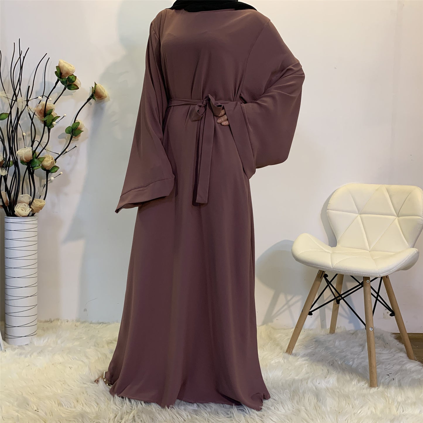 Abaya Haval minimaliste en Nida Premium