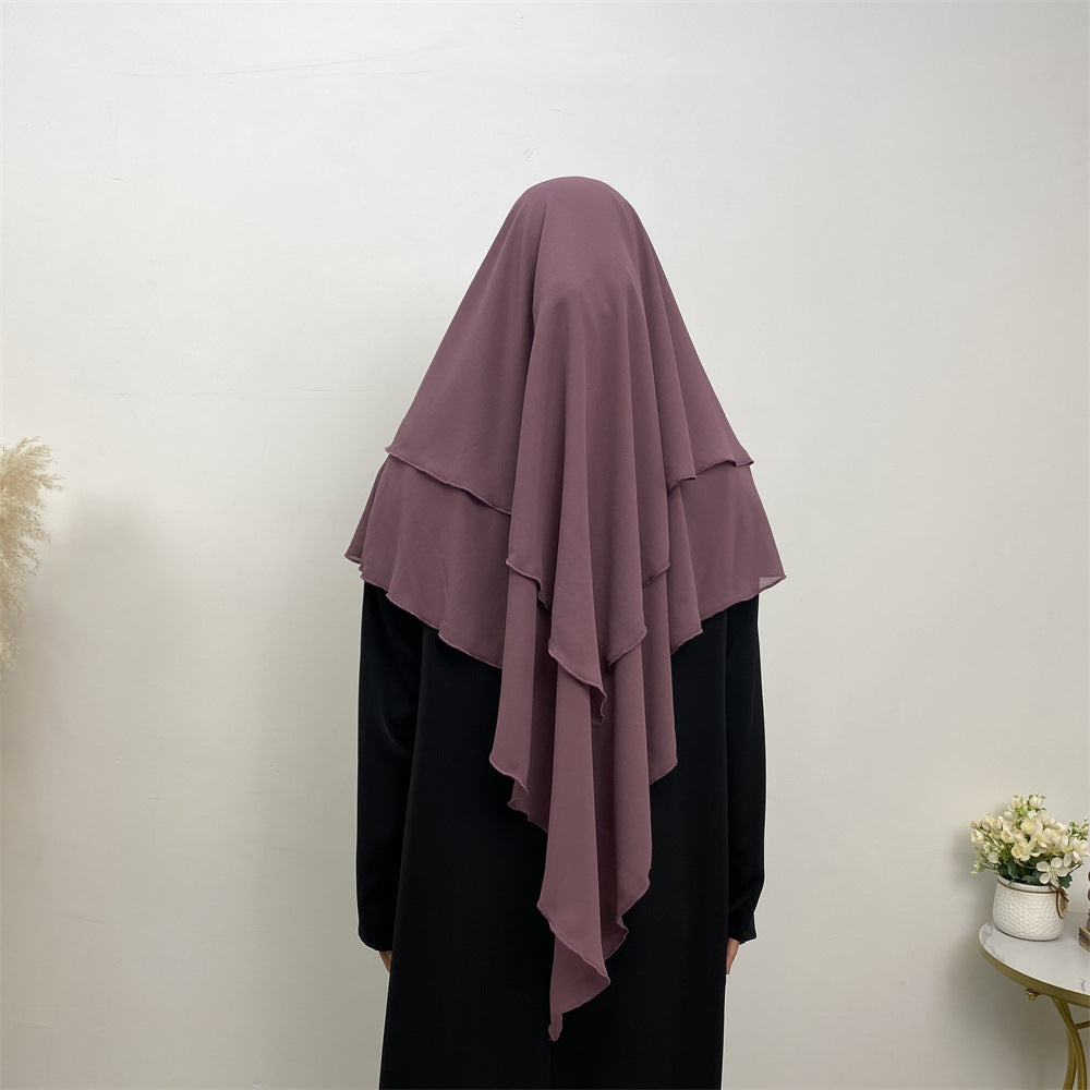 Khimar en mousseline