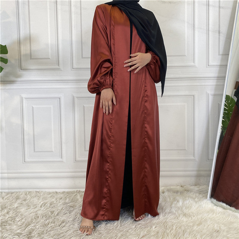 Kimono Mikasa en satin Premium de Dubai avec ceinture