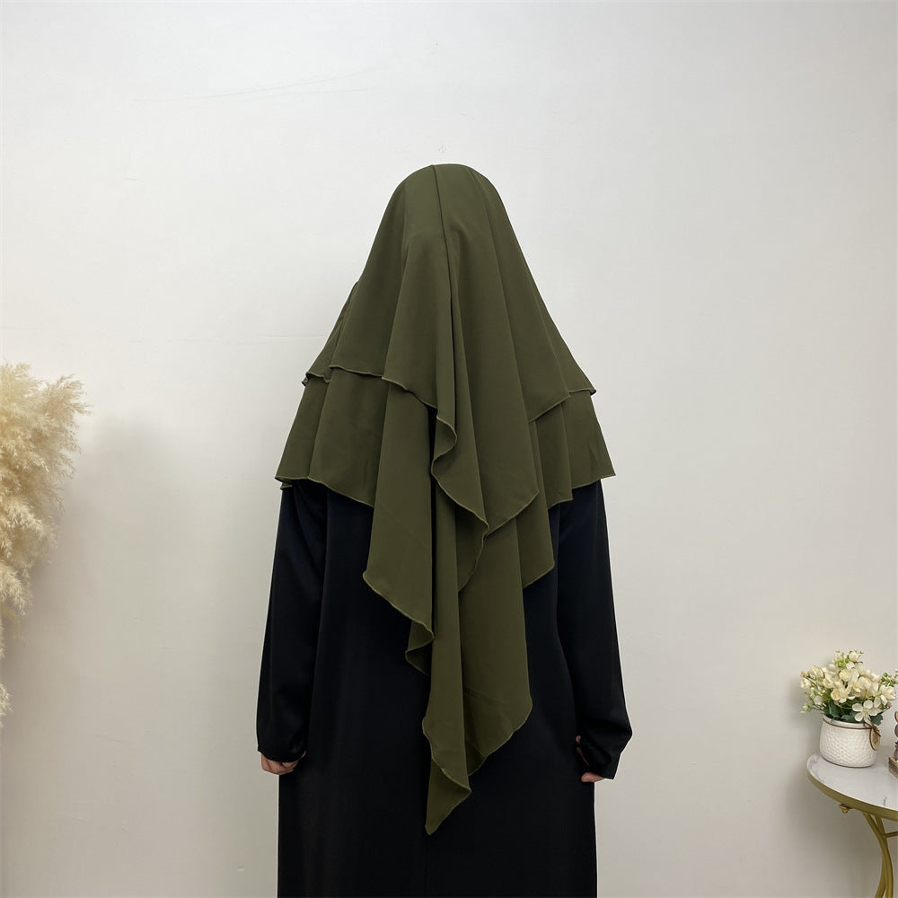 Khimar en mousseline